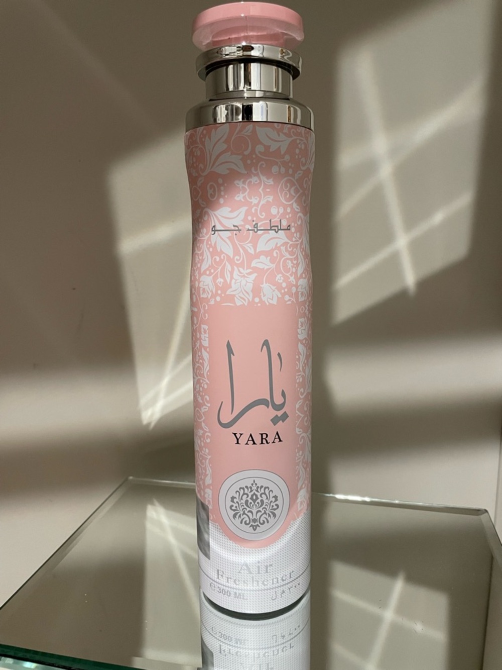 Lattafa YARA Pink and Silver Air Freshener
